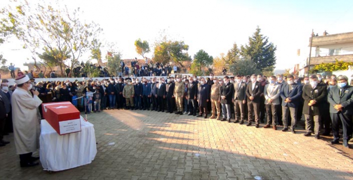 Afrin’de şehit olan Nusaybinli asker son yolculuğuna uğurlandı