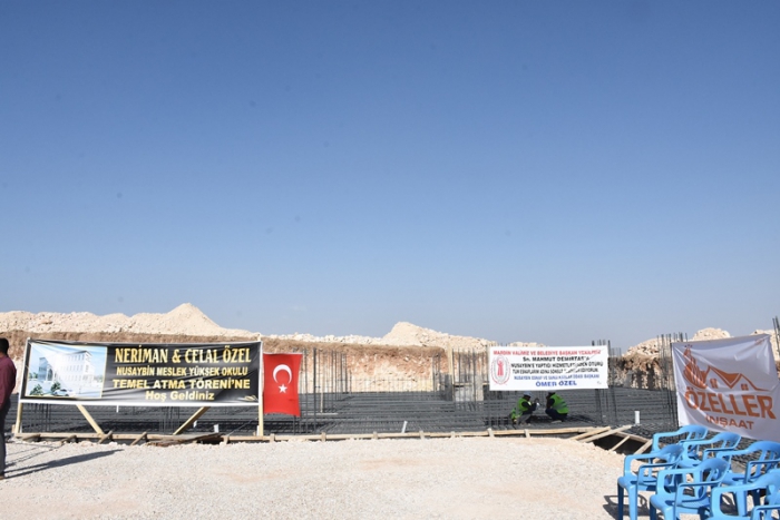 Neriman ve Celal Özel Nusaybin Meslek Yüksekokulu temeli atıldı