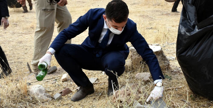 Nusaybin'de çöp toplama seferberliği