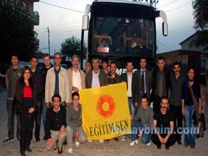 Eğitim-sen'in Ankara'da yapacağı Mitinge Nusaybin'den katılım sağlandı