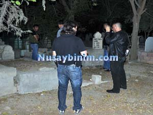 Nusaybin Hacılar Mezarlığında Anti personel mayını bulundu