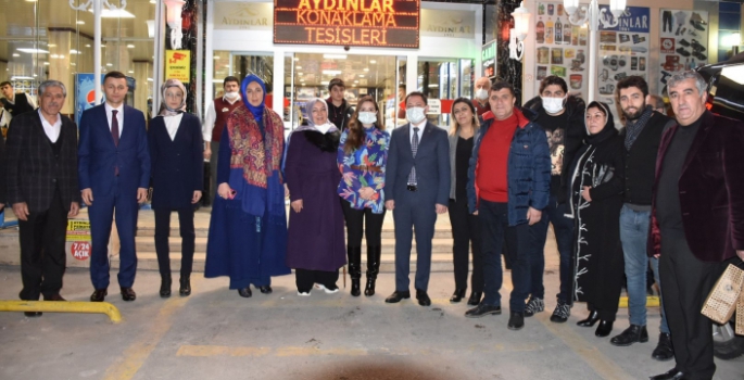 Adalet Bakanı Gül ile Kamu Başdenetçisi Malkoç'un eşleri Aydınlar'a nezaket ziyaretinde bulundular