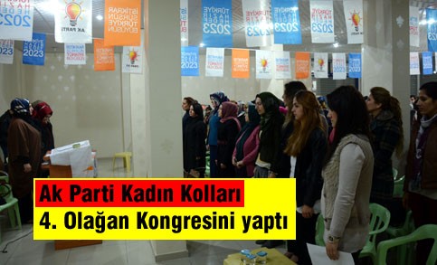 Ak Parti Kadın Kolları Nusaybin'de Olağan Kongresini yaptı