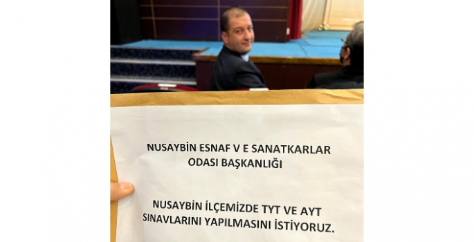 Başkan Özel ve Özmen, YKS'nın Nusaybin'de yapılması için YÖK Başkanına dosya verdi