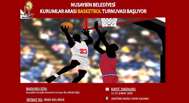 Nusaybin Belediyesi Basketbol turnuvası düzenliyor