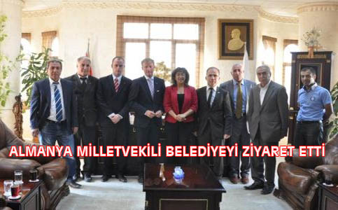 Almanya Miletvekili belediyeyi ziyaret etti