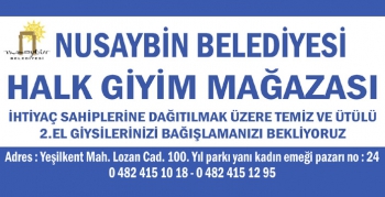 Belediyeden ikinci el giysi mağazası