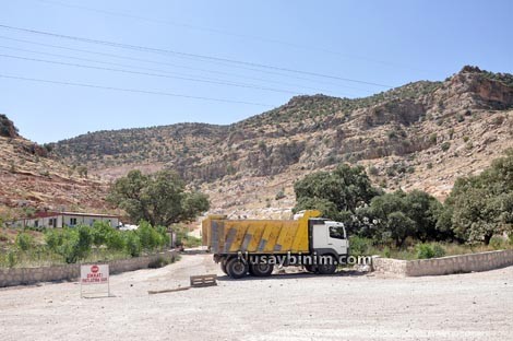 Bagok dağı yamacında şantiyeye mayın konuldu