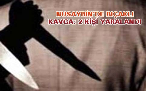Nusaybin'de bıçaklı kavga: 2 yaralı