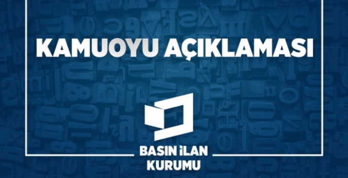 BİK'ten Kamuoyuna Açıklama