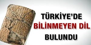 Türkiyede bilinmeyen dil bulundu