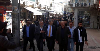 Bölünmez, Ak Parti adaylarına destek için Mardin'e geldi