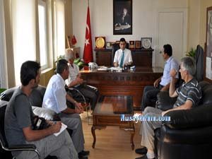 BDP'liler Kaymakam Girgin'i ziyaret etti