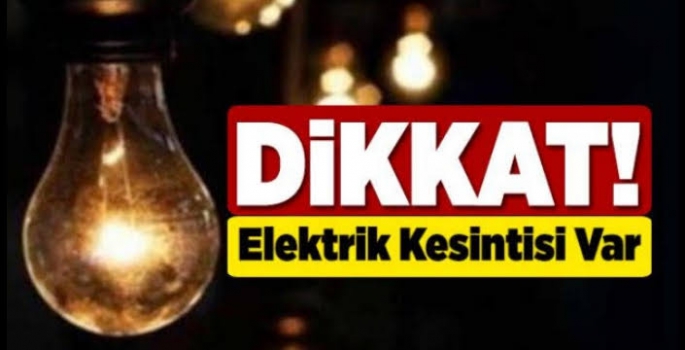 Cumartesi Günü Nusaybin'de 11 Kırsal Mahallede elektrik kesintisi olacak