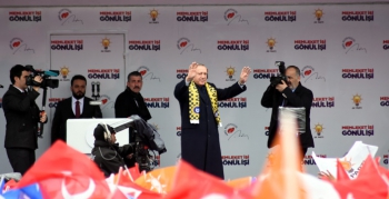 Cumhurbaşkanı Erdoğan Mardin mitingine katıldı