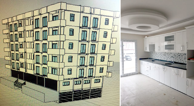 Dağar Yapı İnşaattan örnek daireler