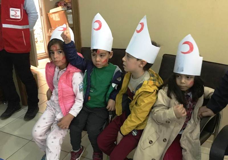 Damla Kolejinden Kızılay'a ziyaret