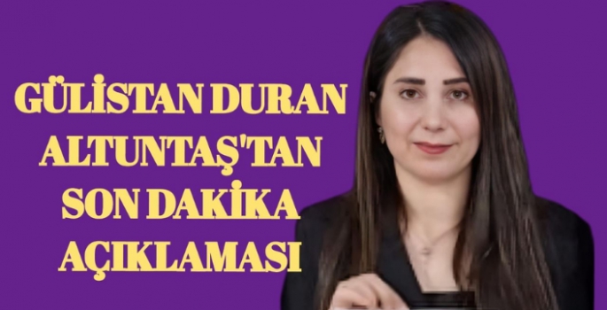 DEM Parti'de Nusaybin ön seçimlerini kazanan Gülistan Duran'dan açıklama