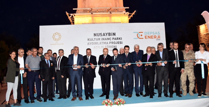 Depsaş Enerji tarafından Nusaybin’de Tarihi Mekânların Aydınlatılması açılışı gerçekleştirildi