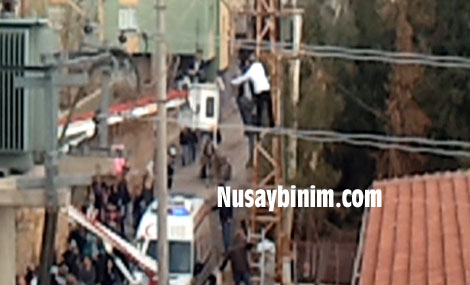 Nusaybin'de elektrik akımına kapılan 1 kişi yaralandı
