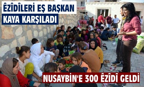 Nusaybin'de 300 Ezîdî, Girmeli Halk Evine yerleştirdi