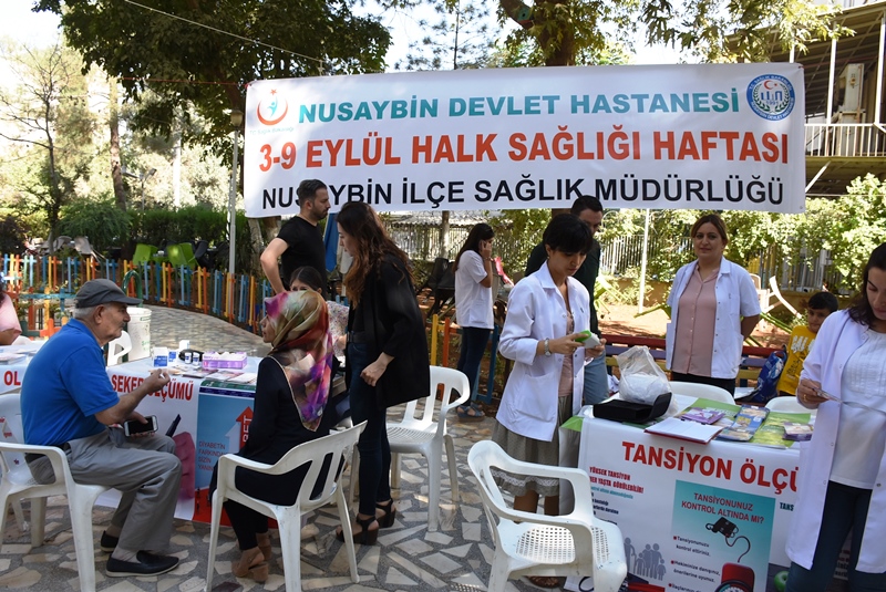 Halk Sağlığı haftası nedeniyle stant açıldı
