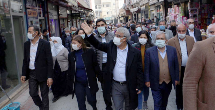 HDP Eş Genel Başkanı Sancar, Nusaybin'i ziyaret etti