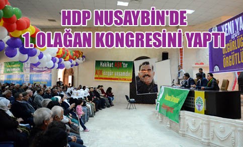 HDP Nusaybin'de 1. Olağan Kongresini yaptı