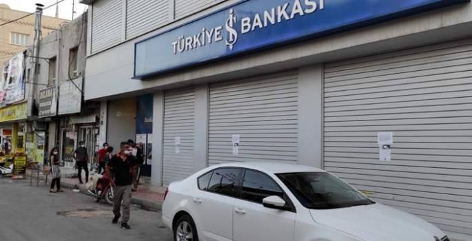 İş Bankası Nusaybin Şubesi karantinaya alındı