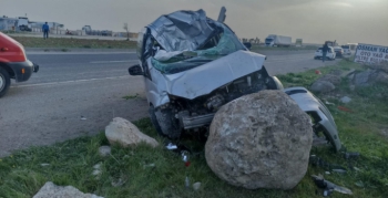 Demirtepe mevkisinde trafik kazası, 1 yaralı