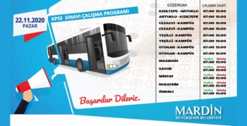 MBB, KPSS için otobüs seferleri düzenleyecek