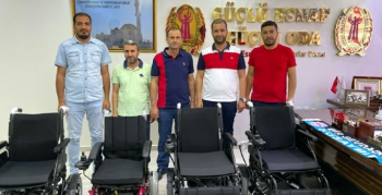 NESO tarafından engelli 4 vatandaş için akülü tekerlekli sandalye temin edildi