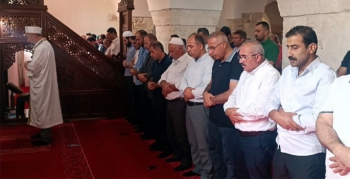 Nusaybin'de Filistinliler için gıyabi cenaze namazı