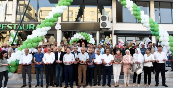 Nusaybin'de kurulan Olivia Cafe & Restaurant'ın açılışı yapıldı