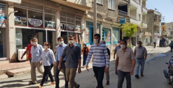 Nusaybin HDP'den esnafa '1 Eylül' ziyareti