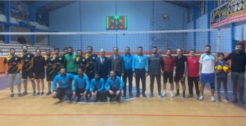 Nusaybin kurumlar arası Voleybol Turnuvası başladı