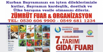 Zümrüt Fuar & Organizasyon'dan Kurban Bayramı Kutlama mesajı