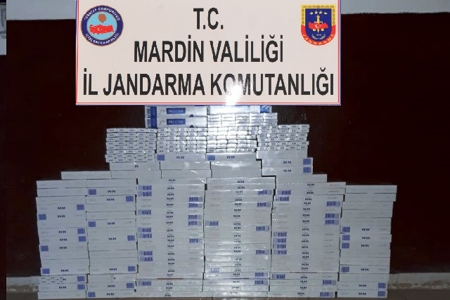 İpek yolunda 1400 kaçak sigara yakalandı