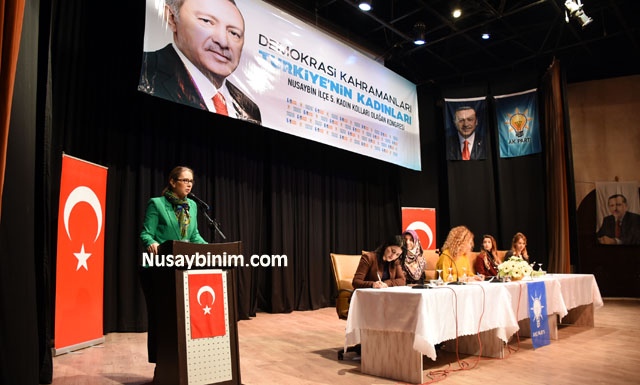 Ak Parti Nusaybin'de Kadın Kolları 5. Olağan kongresini yaptı