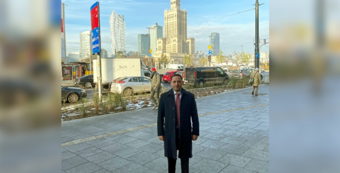 Kaymakam Kayabaşı, sınır yönetimi tecrübeleri için Varşova'da
