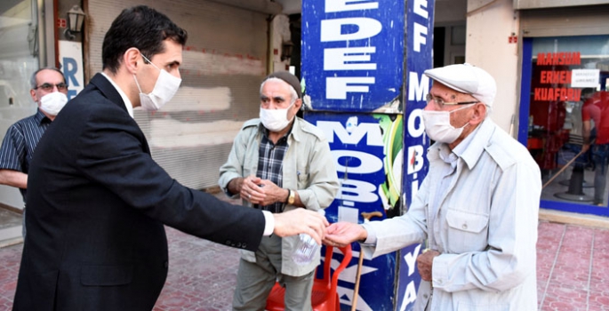 Kaymakam Temizkan, Kovid-19 denetimleri yaptı