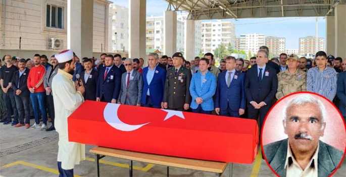 Kıbrıs Gazisi Gezer Nusaybin'de son yolculuğuna uğurlandı