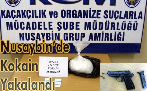 Nusaybin'de Kokain Uyuşturucu Maddesi yakalandı