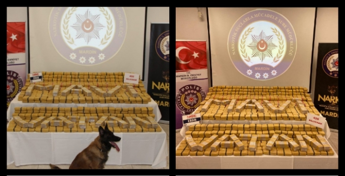 Mardin'de 420 kilo Eroin ele geçirildi