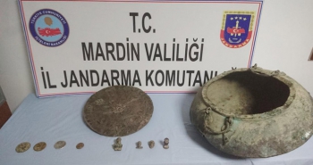 Mardin’de tarihi eser kaçakçılığı, 1 gözaltı