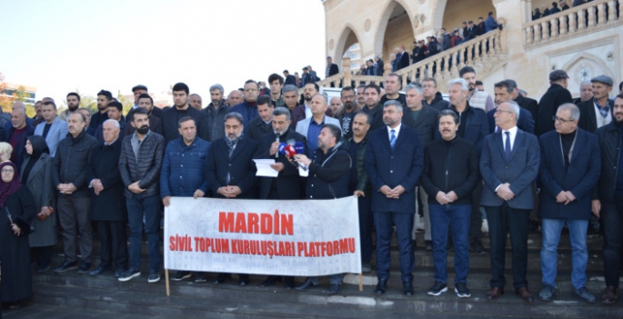 Mardin STK Platformu Duhoklu 5 kişinin öldürülmesine kınama 