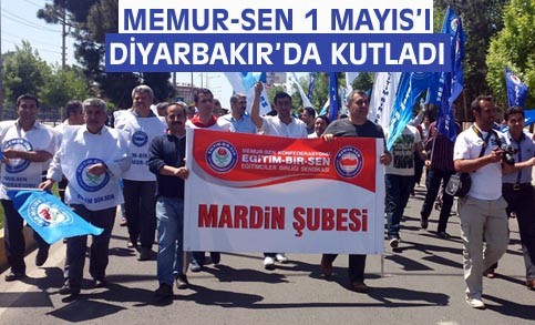 Memur-sen 1 Mayıs'ı Diyarbakır'da kutladı