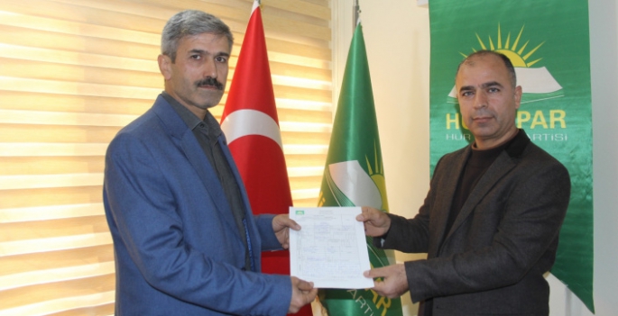 Metin Kardaş, Nusaybin Belediye Başkan aday adaylığı için başvuruda bulundu 