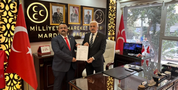 MHP Nusaybin İlçe Başkanlığına Ahmet Badur atandı
