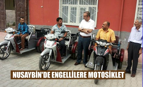 Nusaybin'de Engellilere Motosiklet